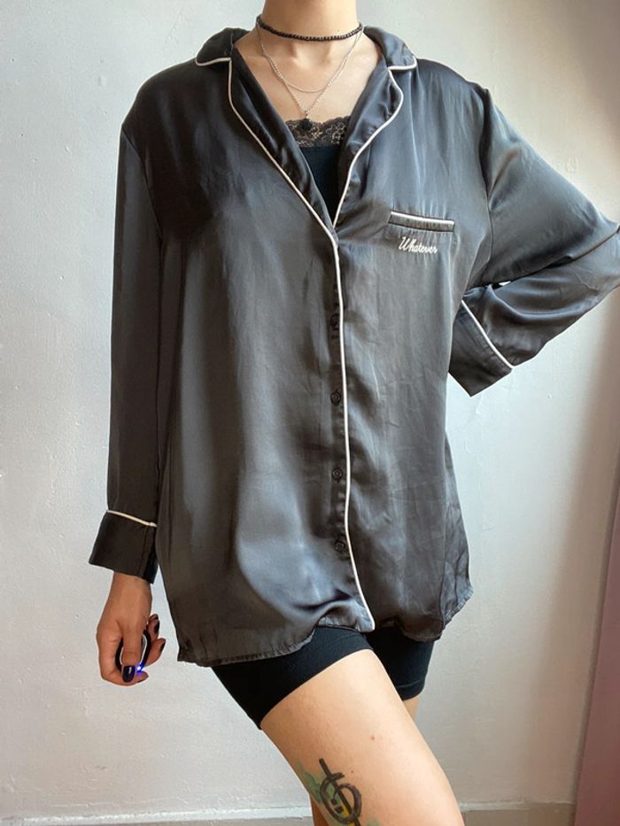 haut de pyjama pull and bear taille M - photo numéro 4