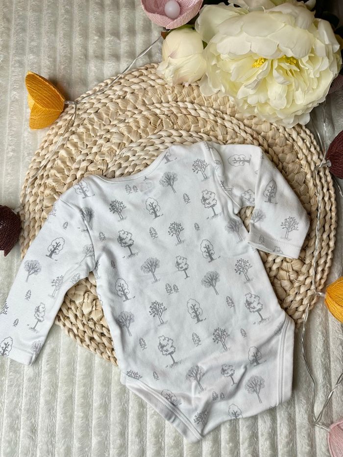 Ensemble 2 pièces blanc C&A 2-3 mois - photo numéro 5