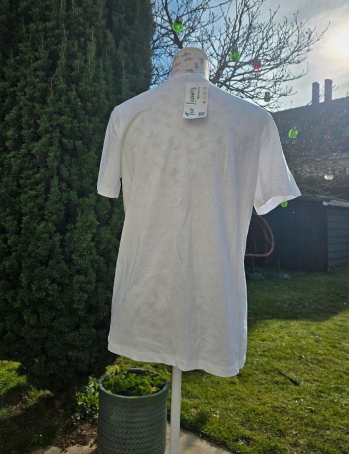 Tee-shirt en coton col V taille XXL - photo numéro 2