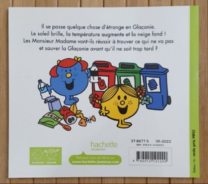 Livre pour enfants "Les Monsieur Madame aiment la Planète" (Dès 4 ans) / Hachette - photo numéro 2