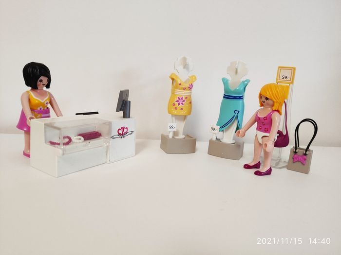 Playmobil boutique de vêtements