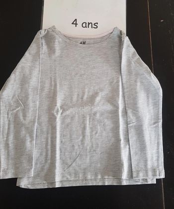 T-shirt ml H&M 4 ans