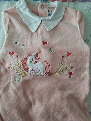 Lot de 3 grenouillères bébé fille