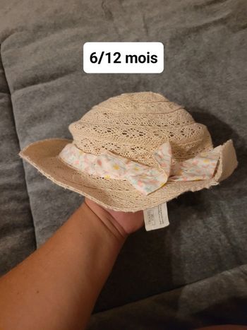 Chapeau 6/12 mois