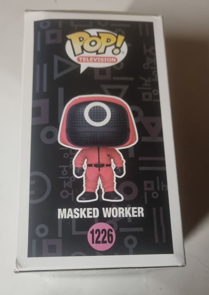Funko Pop Squid Game 1226 Masked Worker figurine neuve en boîte - photo numéro 4