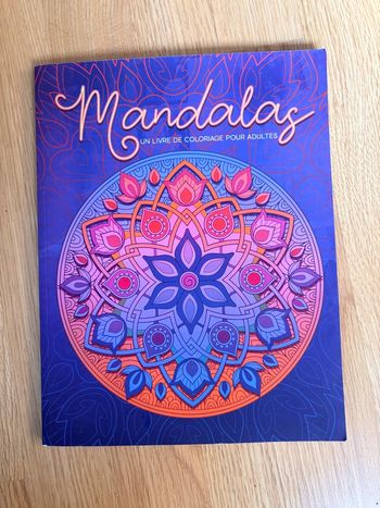 🎨 Livre de coloriage adulte Mandalas – 50 coloriages – TBE