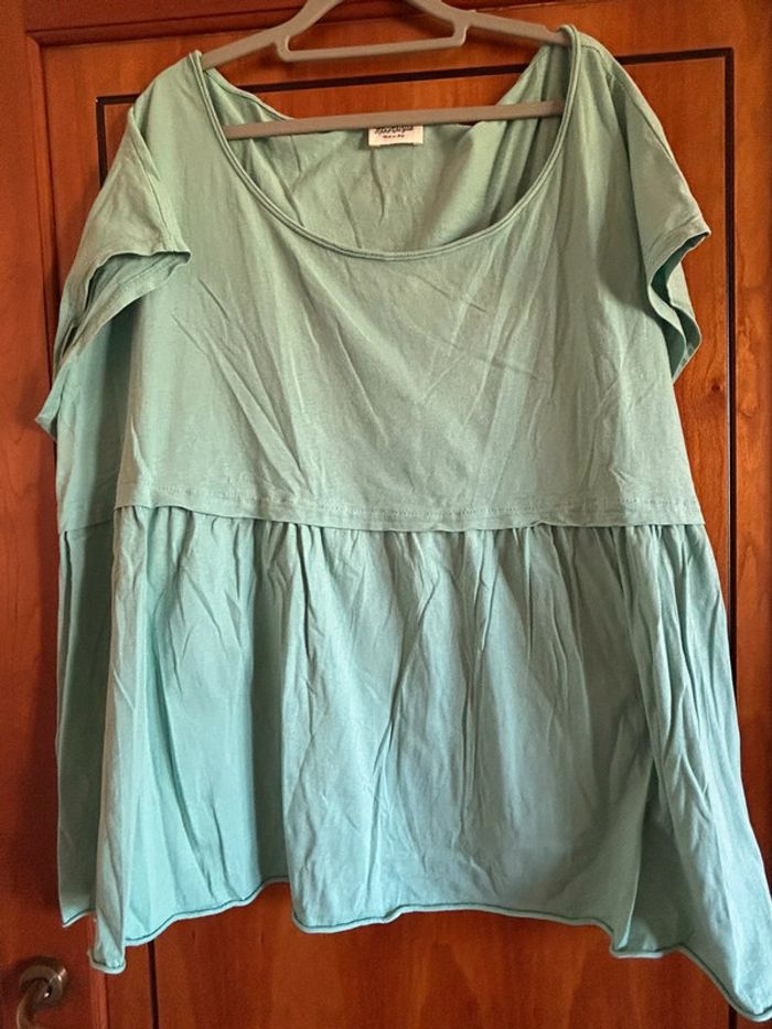 Tunique verte taille unique Mino du Sud