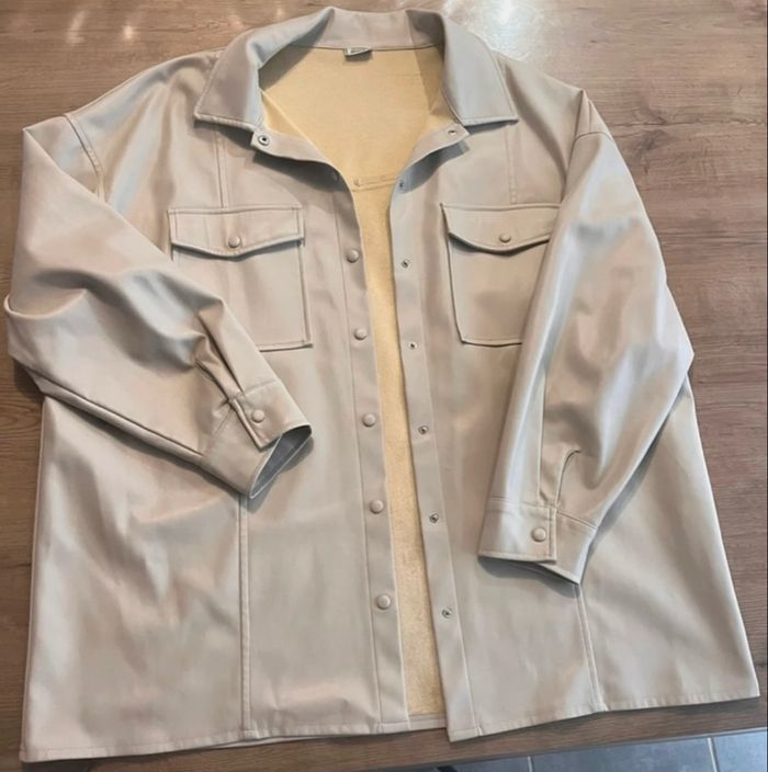 Veste « similicuir »