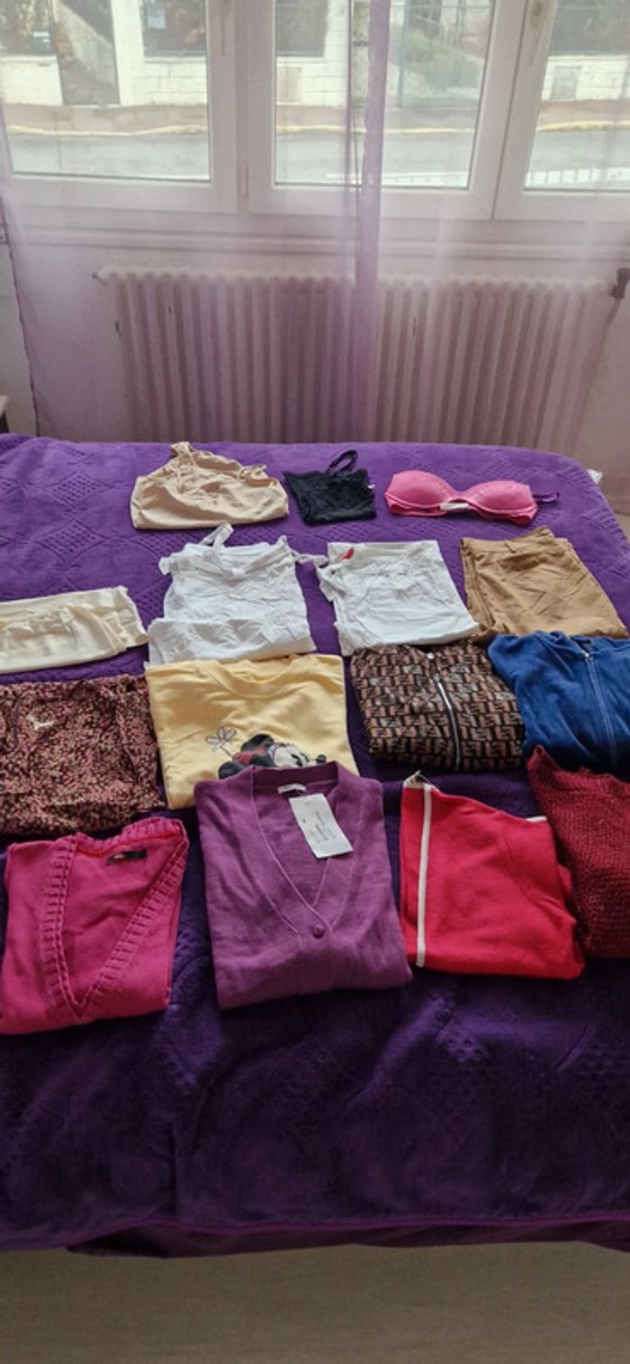 Lot de 15 vêtements pour femme toutes tailles