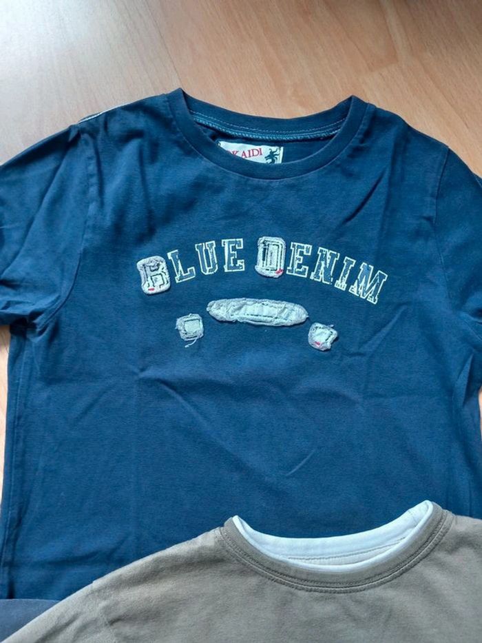 Lot de 4 tee-shirts manches 5 ans multimarques TBE - photo numéro 4