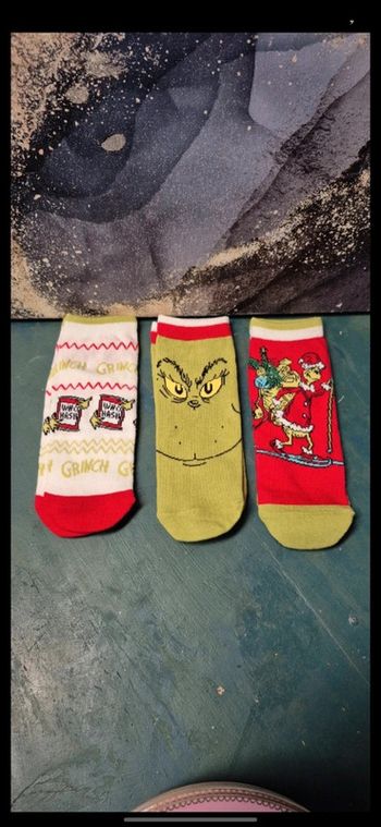 Paire de chaussettes the grinch