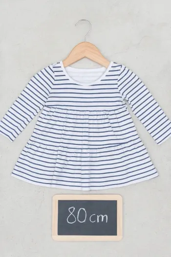Robe marinière - Taille 9 12 mois 80cm - Primark