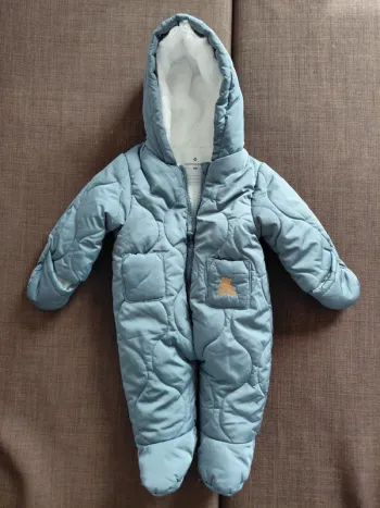 Combinaison pilote bleue 3 mois Lulu Castagnette