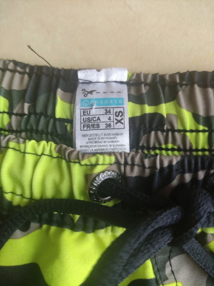 Micro-short XS treillis Censored - photo numéro 2