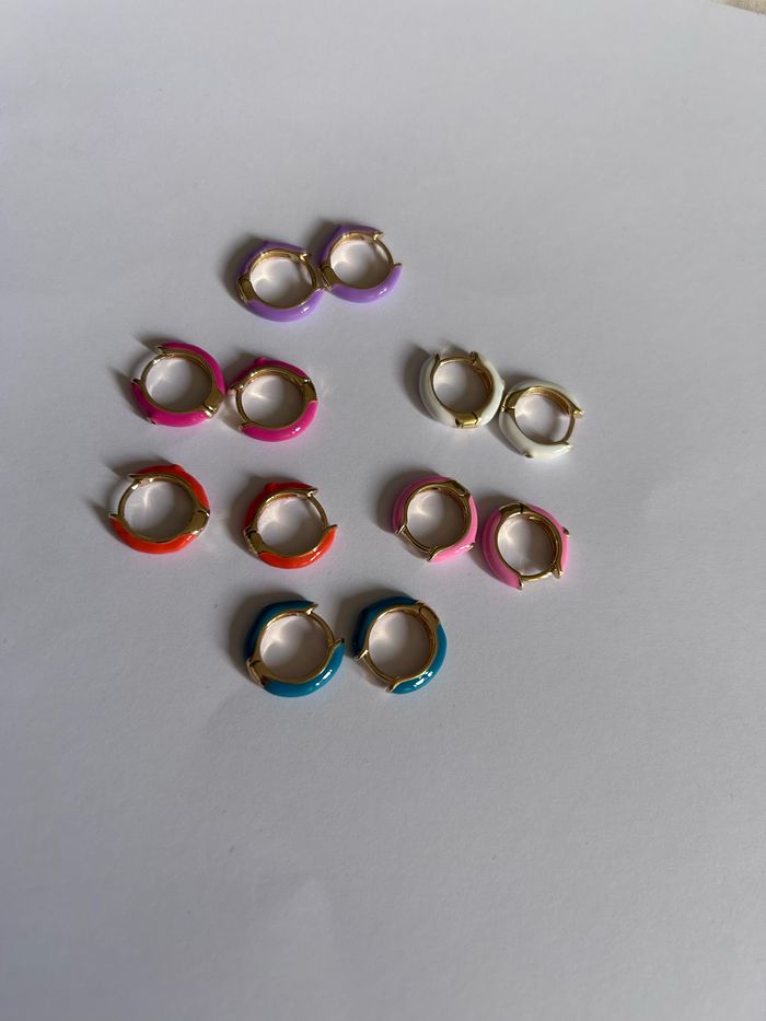 Lot de 11 paires de boucles d'oreilles - photo numéro 4