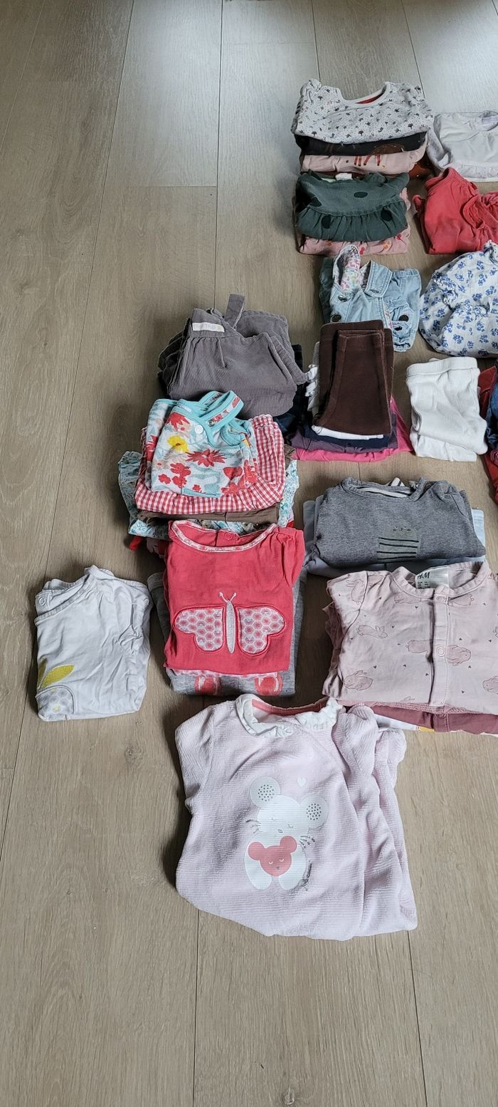 Lot vêtements fille 0 à 3mois. née mi avril - photo numéro 7