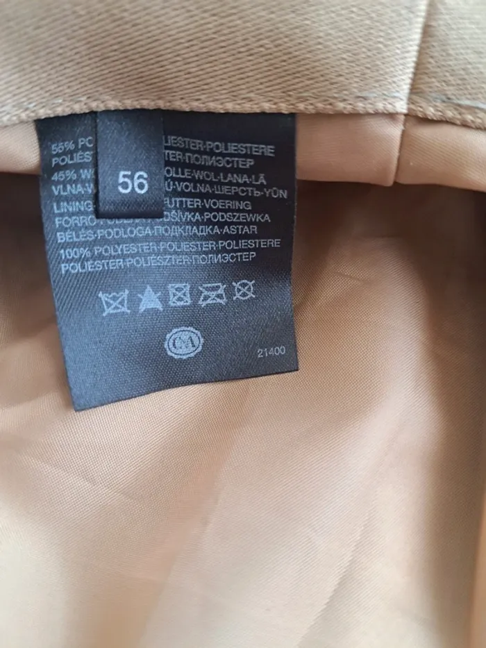 Casquette à carreaux beige - photo numéro 5