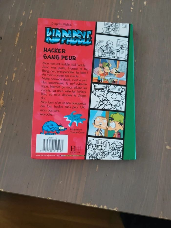Livre Kid Paddle - Hacker sans peur- bibliothèque verte - photo numéro 2