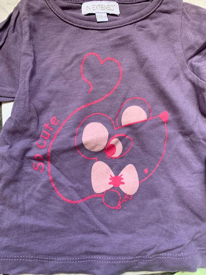 Lot t shirts 6 mois - photo numéro 2