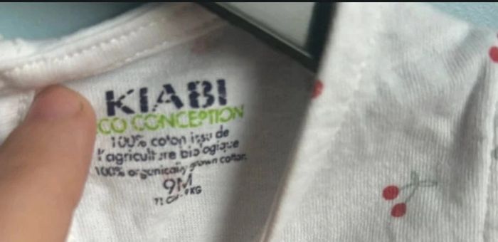 🌸 Robe débardeur blanche 9 mois – Kiabi 🍒 - photo numéro 2