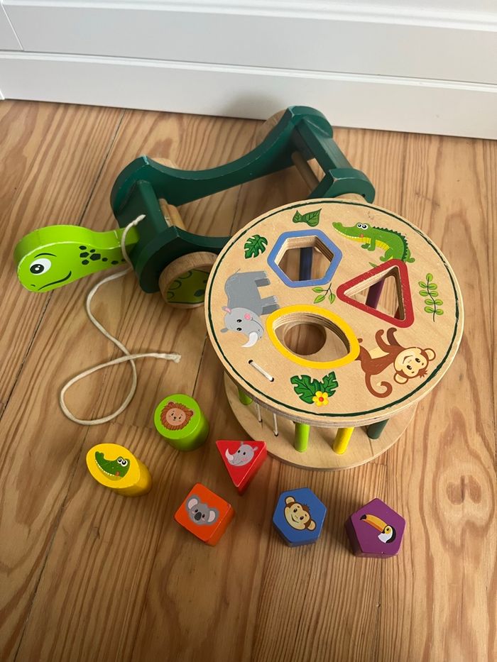 Tortue roulante avec jeu de motricité - photo numéro 2