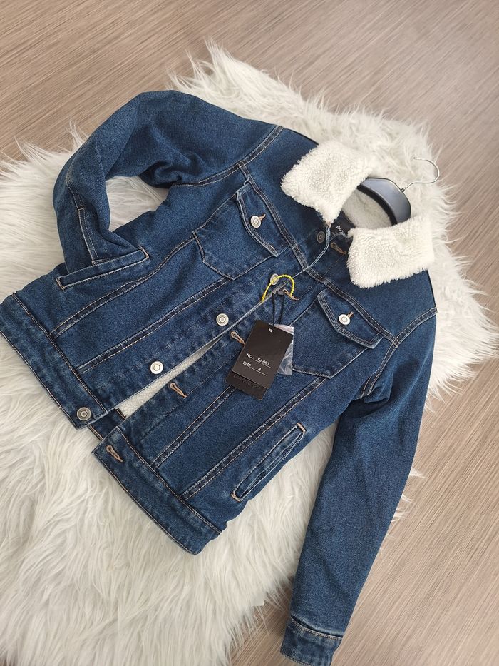 Veste en jean moumoute