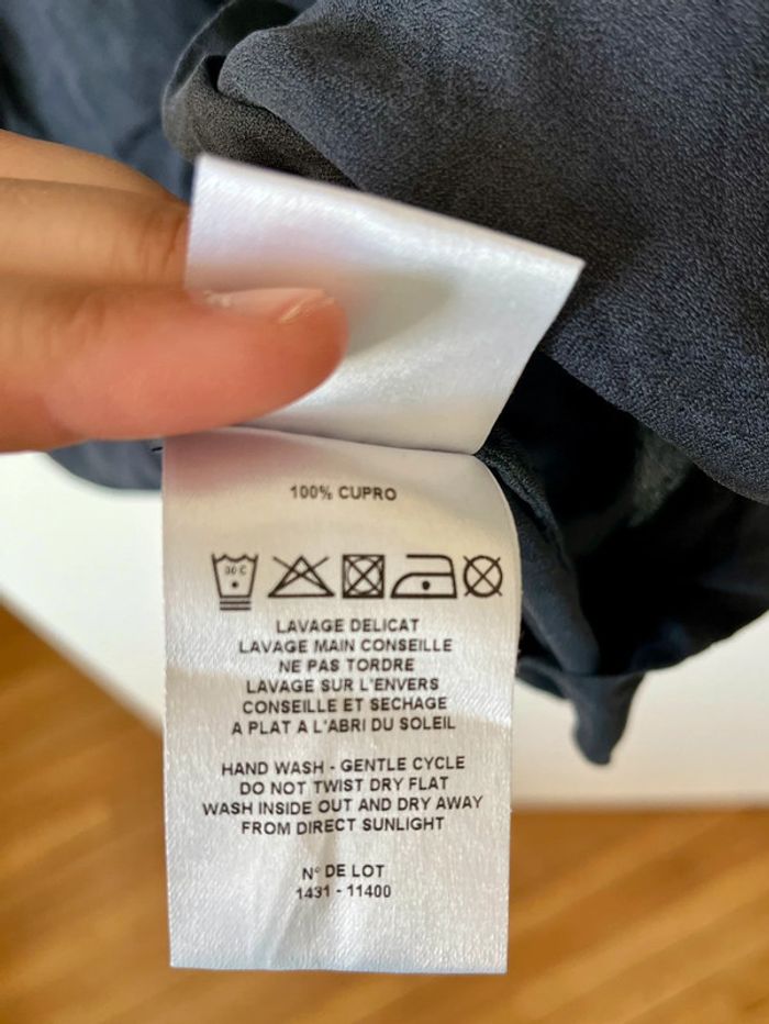 Robe Ekyog 42 bleue foncé cupro - photo numéro 3