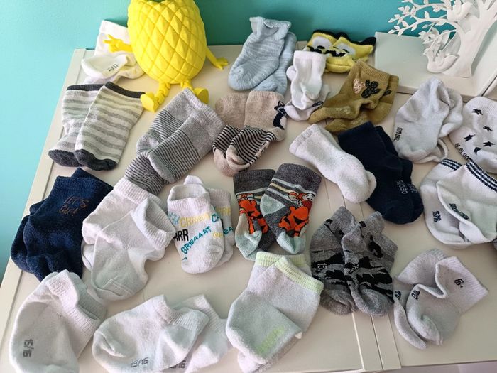 26 paires chaussettes 0/6 mois - photo numéro 2