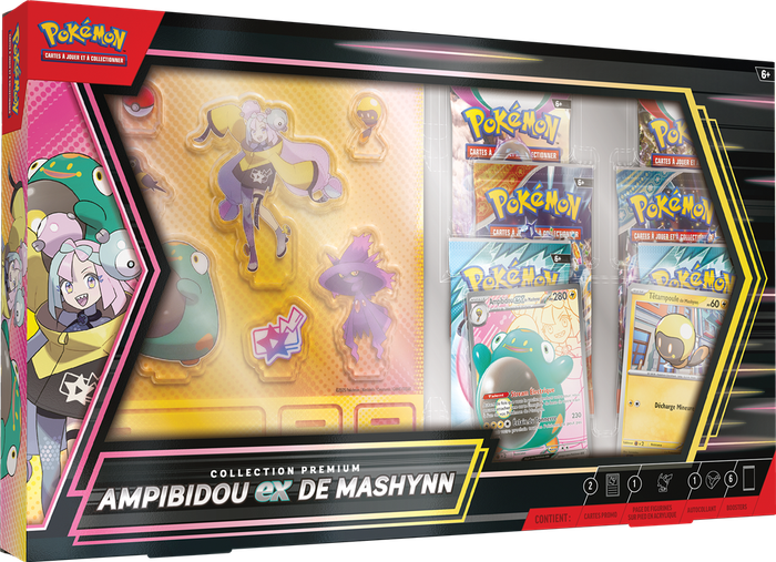 Pokémon Coffret Collection Premium Ampibidou Ex De Mashynn Neuf FR Scellé