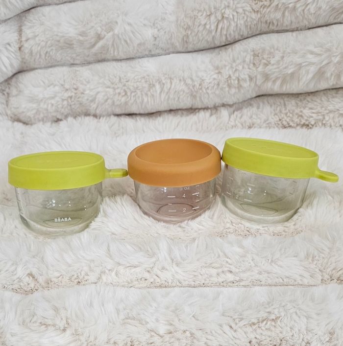 Lot de 3 pots en verre Béaba 150ml - photo numéro 2