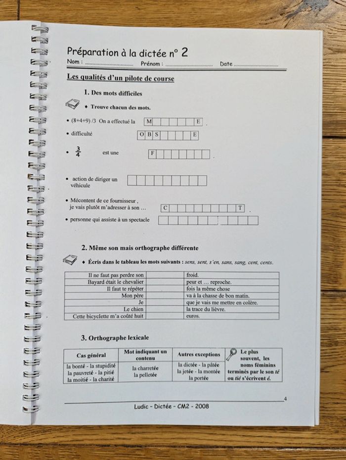 "Outils de la langue" Dictées CM2 - Ludic - photo numéro 3