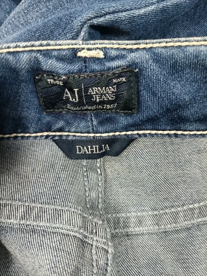 Jean slim bleu clair Armani Jeans taille 36 en coton stretch - photo numéro 8