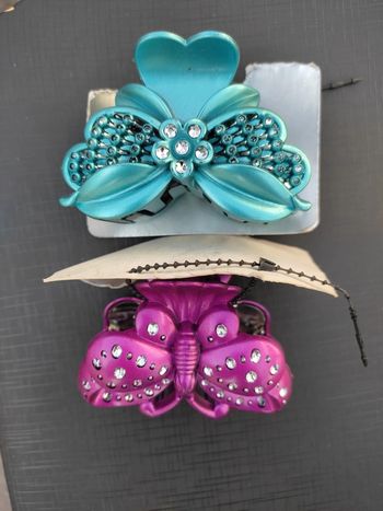 Lot de 2 pinces à cheveux