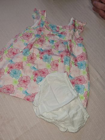 Robe plus bloomer assorti 12 mois sergent major