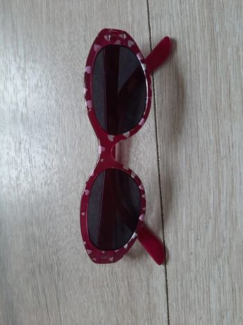 Lunettes solaires pour petite fille de 1 à 2/3 ans nickel