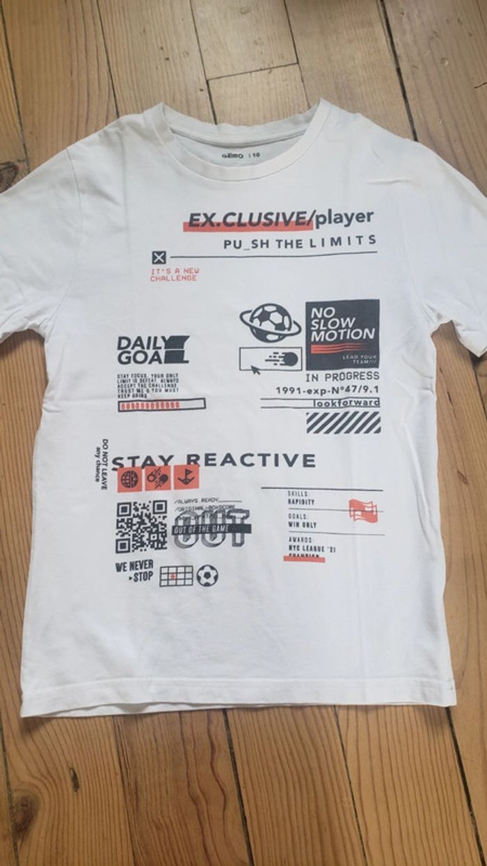 Maillot manches courtes 10 ans