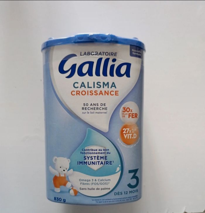 Lait 3 ème âge Gallia