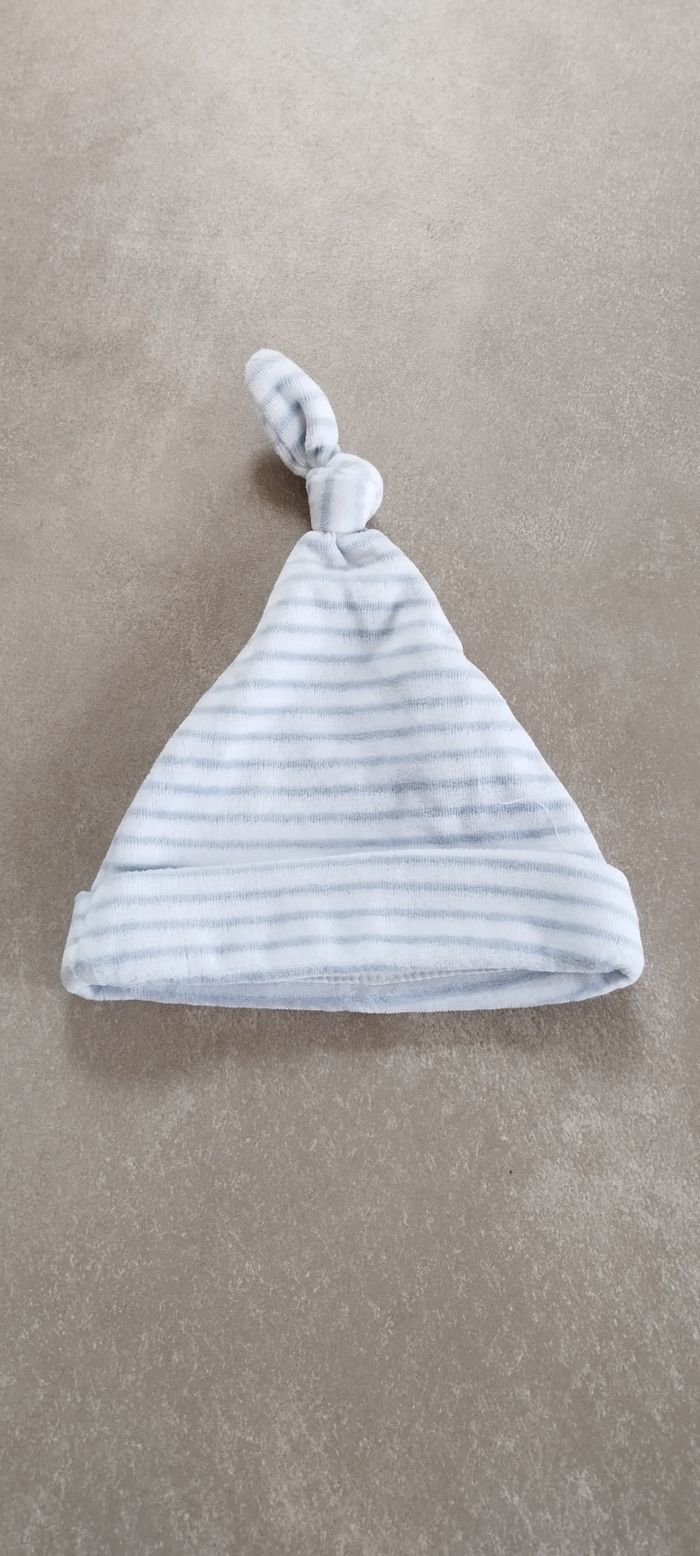 Bonnet bébé garçon 3 mois tape à l'oeil