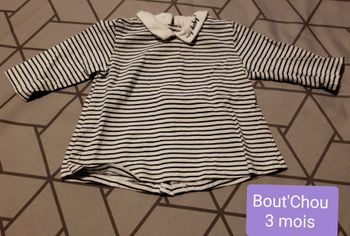 Haut rayé 3 mois