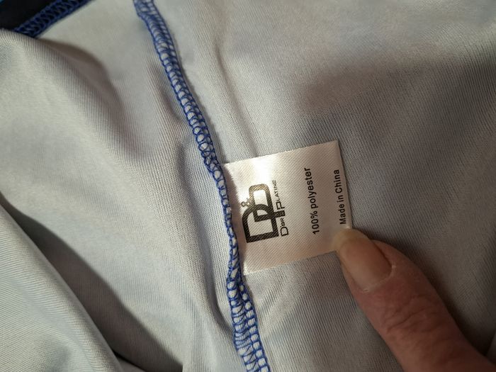 Superbe et rare tee-shirt homme D'Or et de Platine Jul XL bleu excellent état - photo numéro 10