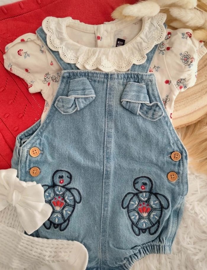 Ensemble complet 6 pièces sergent major fille 3 mois 🎀 - photo numéro 4