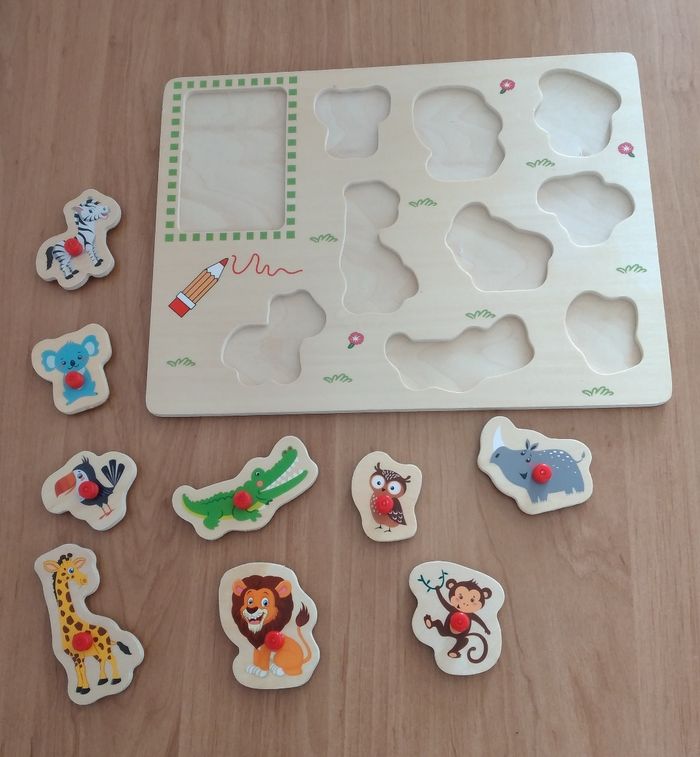 Lot de 2 puzzles en bois - photo numéro 4
