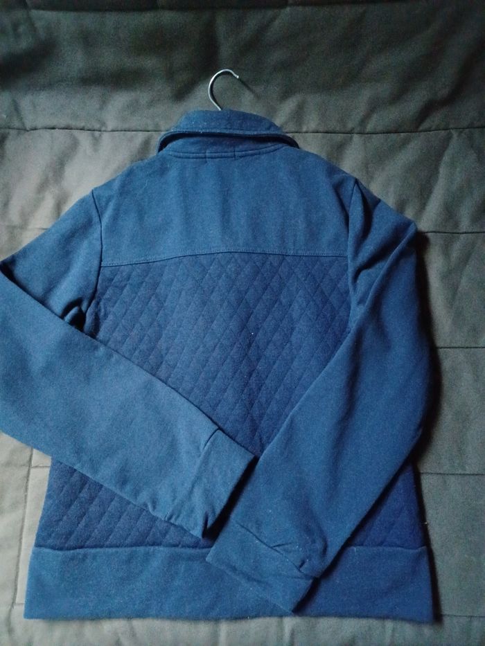 Veste style perfecto bleu Tissaia taille 14 ans - photo numéro 6