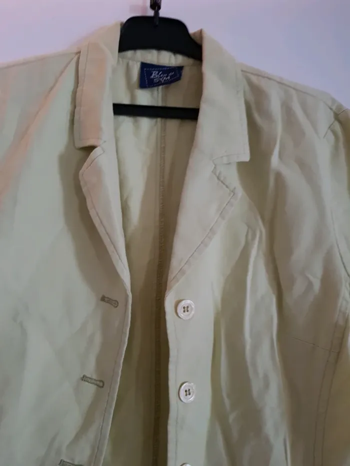 Veste coton verte, taille 42 - photo numéro 2