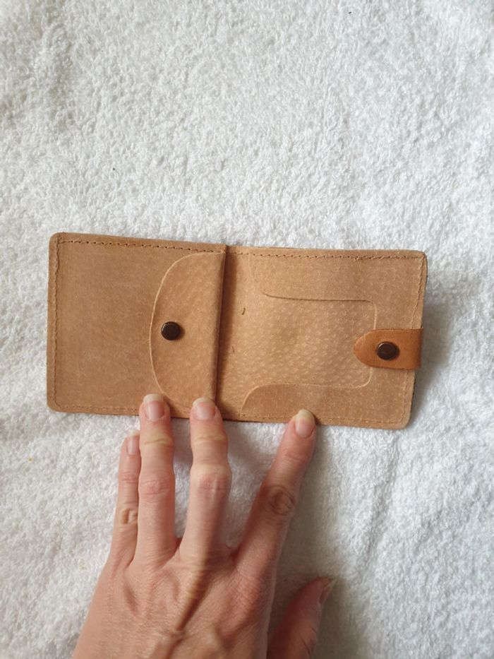 Ravissant porte monnaie vintage cuir - photo numéro 3