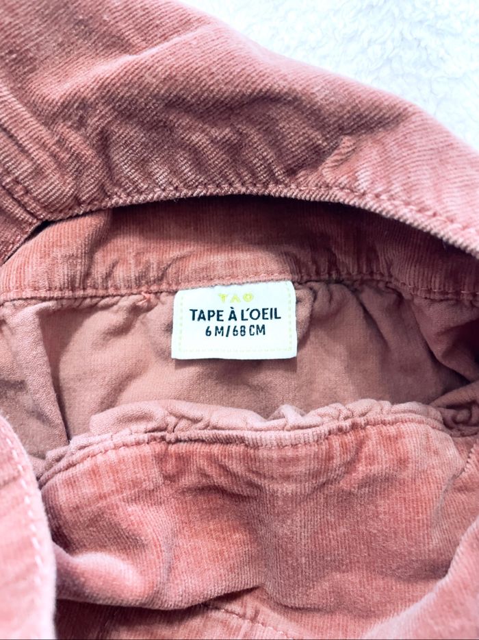 robe salopette « tape à l’œil » taille 6 mois - photo numéro 2