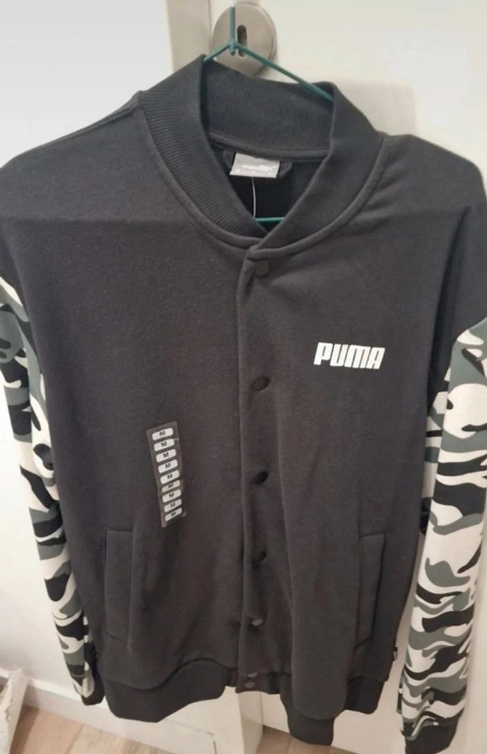 Baseball jacket Puma black homme taille M - photo numéro 3