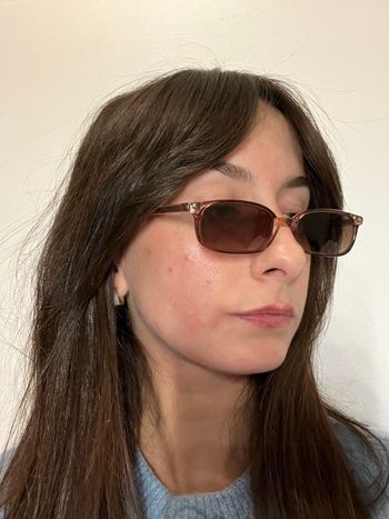 Lunettes rectangulaire vintage fine