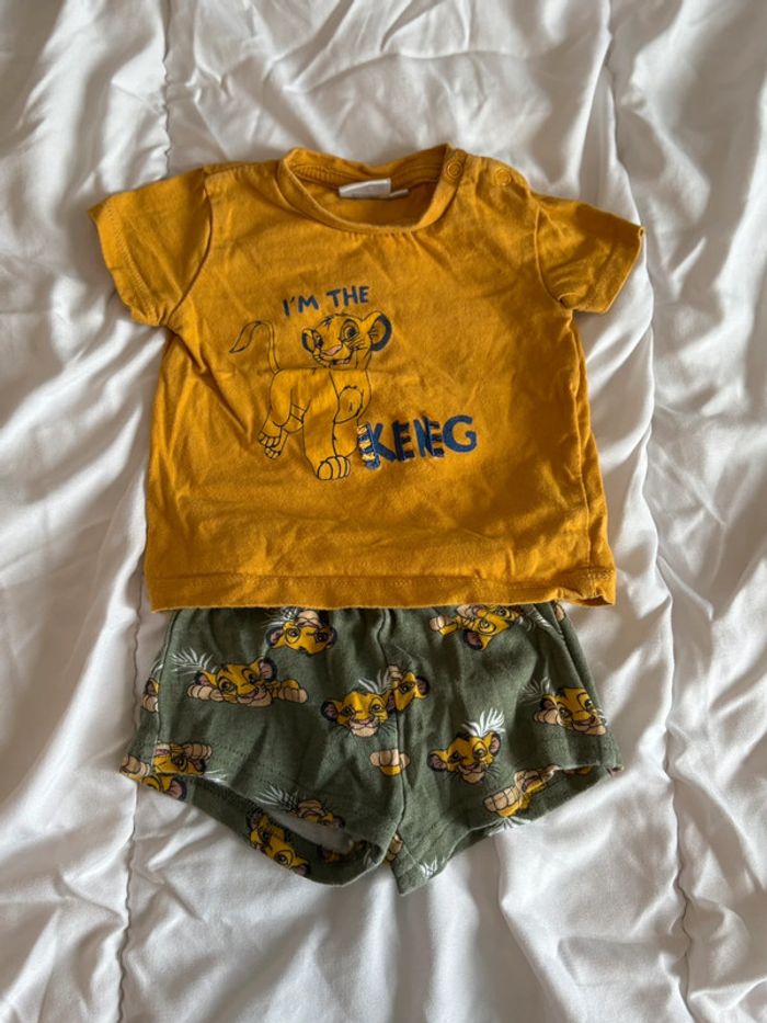 Lot vêtements bébé garçon 6 mois – Disney (Mickey, Roi Lion) - photo numéro 4