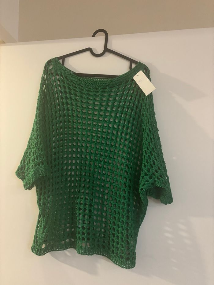 Ensemble chemise et pull à trous - photo numéro 4